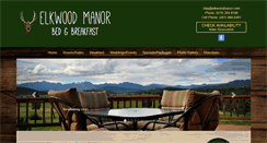 Desktop Screenshot of elkwoodmanor.com