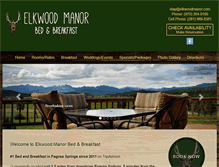 Tablet Screenshot of elkwoodmanor.com